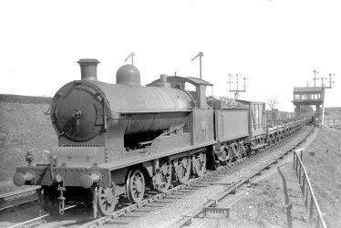 Rugby.  London and North Western Railway goods train
