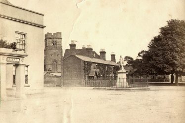 Dunchurch.  Square, Lord John Scott Memorial