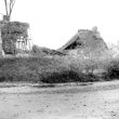 Flecknoe.  House with wooden chimney