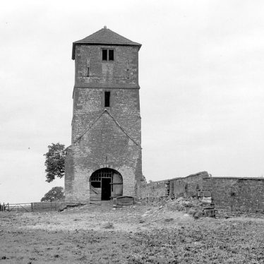 Kings Newnham.  Tower of ruined Church
