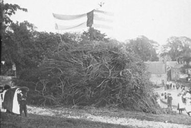 Brailes, Lower.  Mafeking Day bonfire