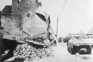 Ryton on Dunsmore.  Air raid damage