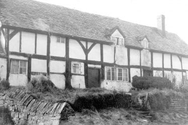 Exhall, nr Alcester.  Old Cottages