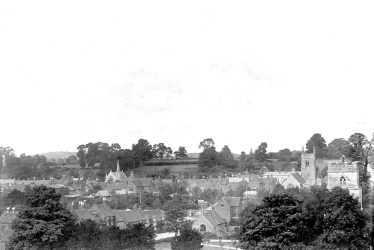 Henley in Arden.  View from the Mount