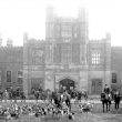 Coughton.  Coughton Court, hunt meet