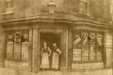 Alcester.  Whitehead's shop, High Street