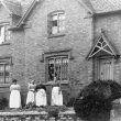 Preston on Stour.  Alscot Park estate houses