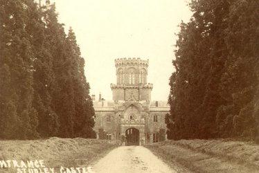 Studley.  Castle entrance