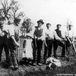 Lighthorne.  Gardeners on the allotments