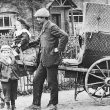 Alveston.  Organ grinder