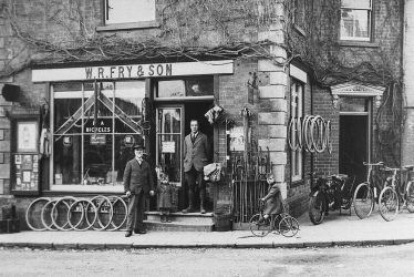 Shipston on Stour.  W.R. Fry & Son shop front