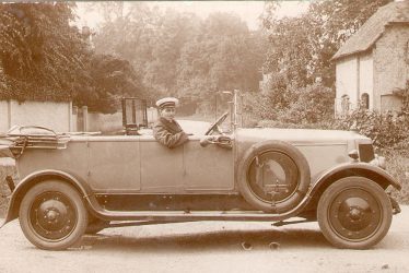 Alveston.  Armstrong Siddely car