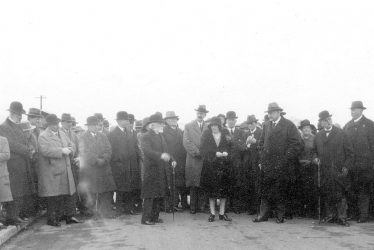 Clifford Chambers.  Opening of bridge