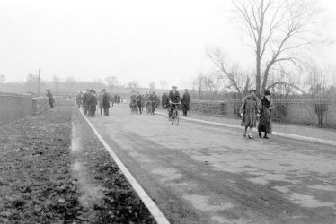 Clifford Chambers.  Opening of bridge
