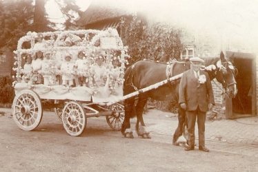 Stockton.  Carnival float