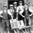 Napton on the Hill.  Workmen at the clay pit