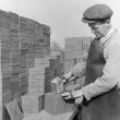 Napton on the Hill.  Sorting tiles from the Kilns