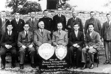 Harbury.  Village Club Snooker team