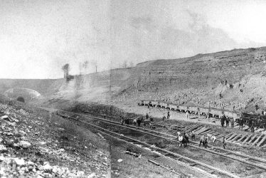 Harbury.  Cutting under construction