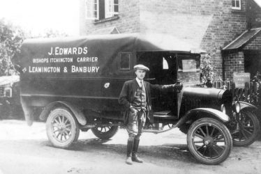 Bishops Itchington.  Carrier's van