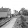 Bubbenhall.  St Giles church and cottages