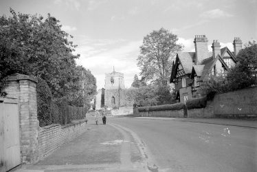 Barford.  St Peter's church and rectory