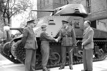 Budbrooke.  Lord Montgomery's tank