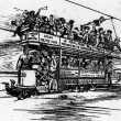 Warwickshire unspecified.  Warwick and Leamington Tram Car