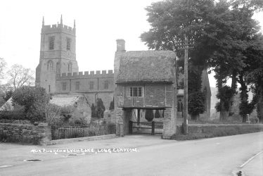 Long Compton.  Church and lych gate