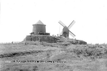 Burton Dassett.  Windmill and beacon