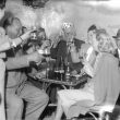 Haselor.  Crown Inn, party