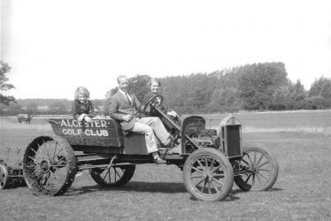 Alcester.  Golf course grass-cutter