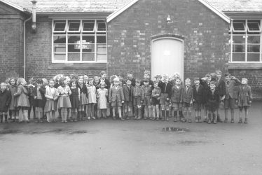 Alcester.  School group