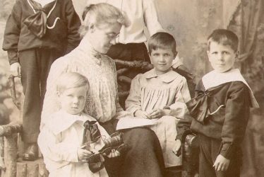 Harbury.  Eleanor Archer with her stepfamily