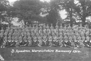 Warwick. Yeomanry.  D Squadron
