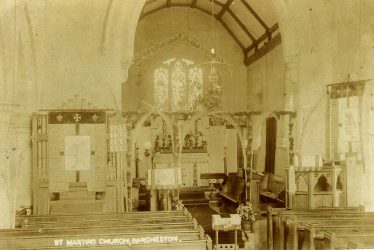Barcheston.  St Martin's church interior