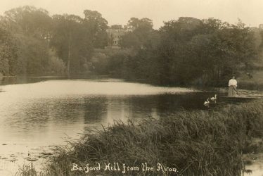 Barford.  Barford Hill from the Avon