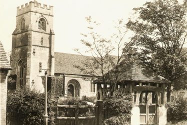 Beaudesert.  St Nicholas' Church and Lych Gate