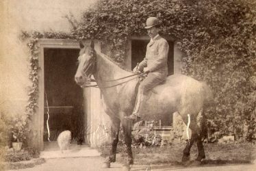 Bidford on Avon.  Rider and horse
