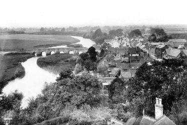 Bidford on Avon.  View from the church tower