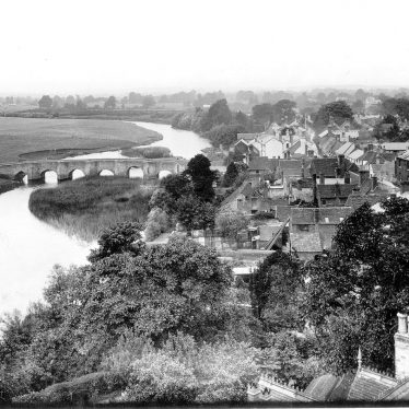 Bidford on Avon.  View from the church tower