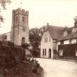 Bidford on Avon.  Church and vicarage