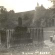 Bilton.  Village green with the cross