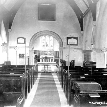 Halford.  Church interior