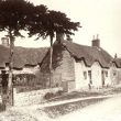 Harbury.  Thatched cottages