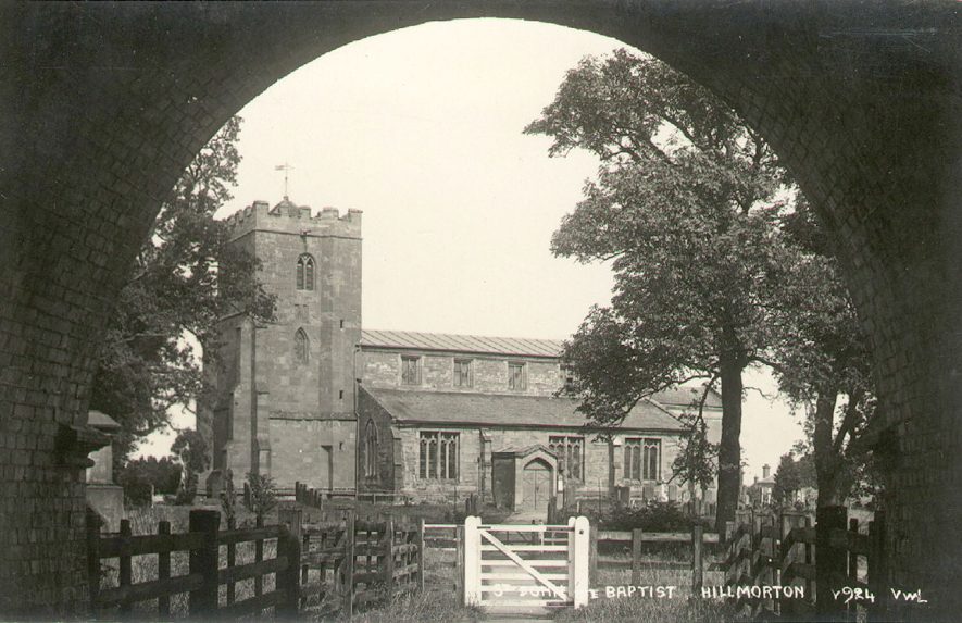 St John the Baptist church, Hillmorton.  1920s |  IMAGE LOCATION: (Warwickshire County Record Office)