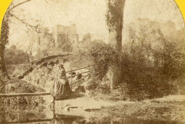 Kenilworth.  Castle, South View
