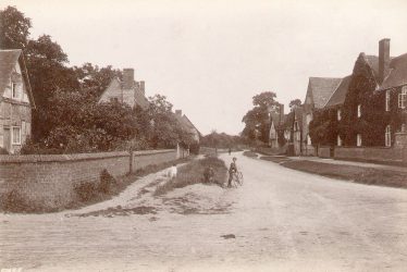 Barton.  Village street looking east