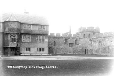 Maxstoke.  Courtyard at Maxstoke Castle