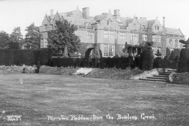Moreton Paddox.  House from the Bowling Green